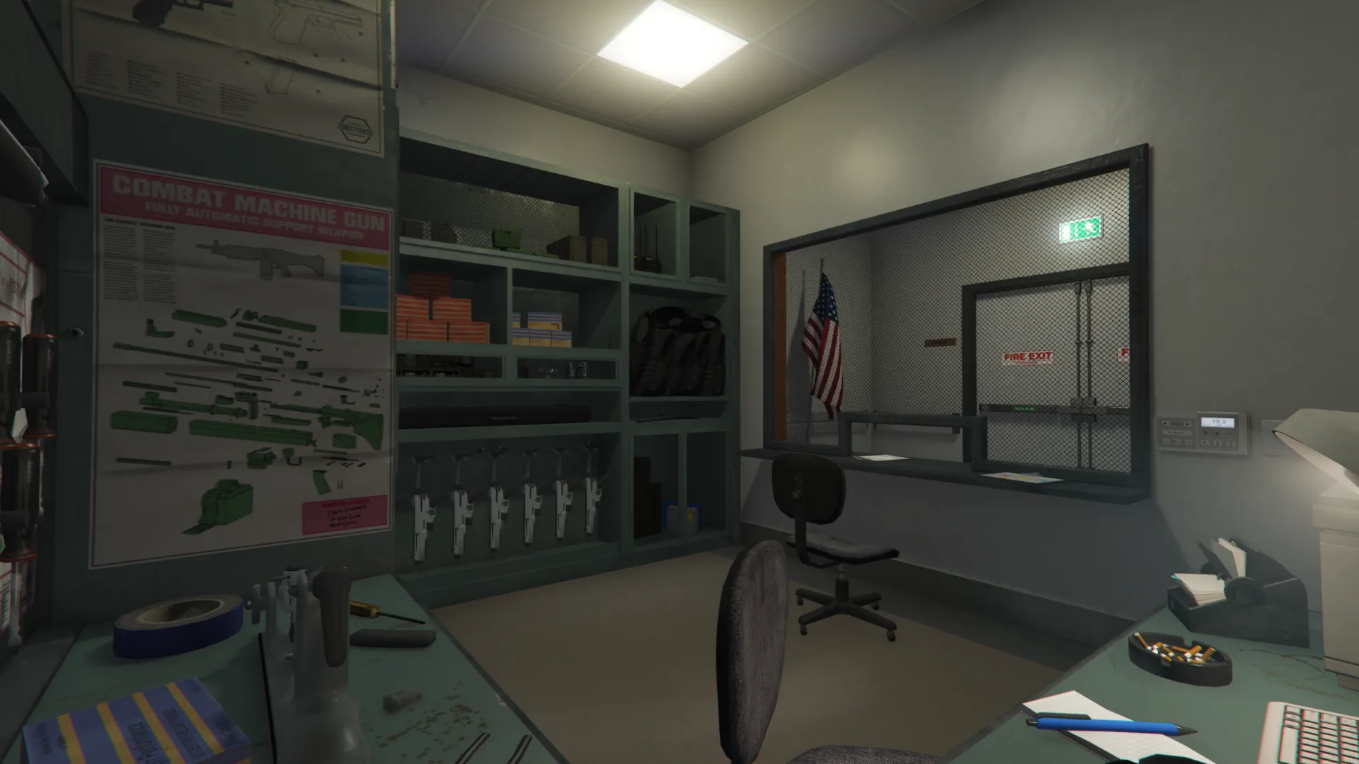 Sheriff Department armory GTA V FiveM Interior MLO