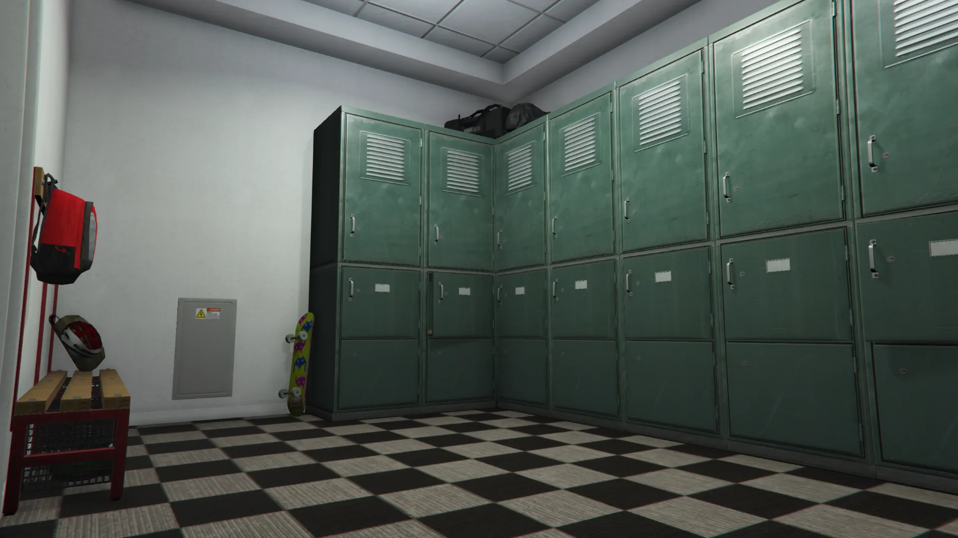 Vinewood Up-n-Atom Burger locker room GTA V FiveM Interior MLO